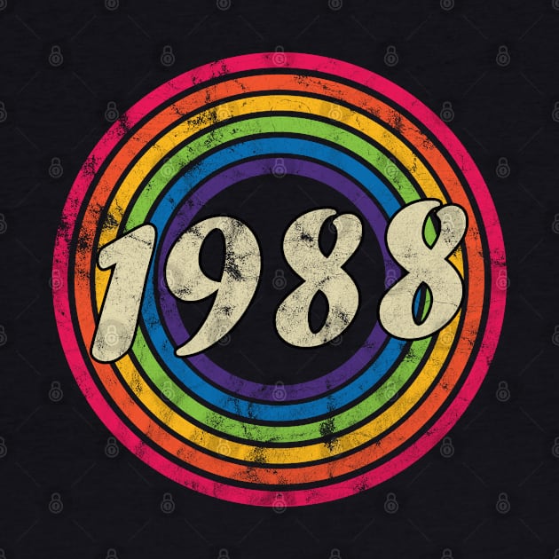 1988 - Retro Rainbow Faded-Style by MaydenArt